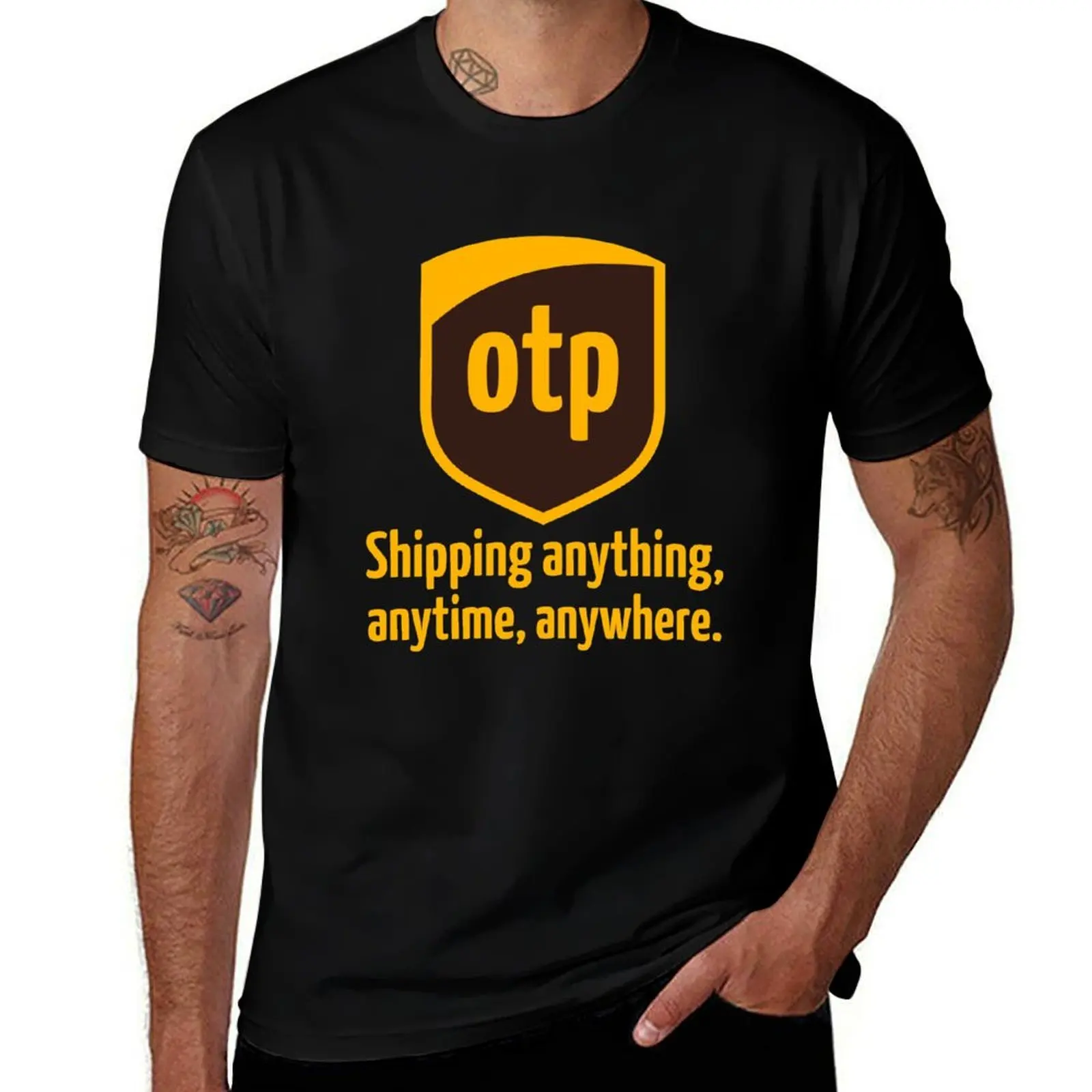 OTP - shipping anything, anytime, anywhere T-Shirt Plus Size Workout Short Sleeve Top T-Shirt