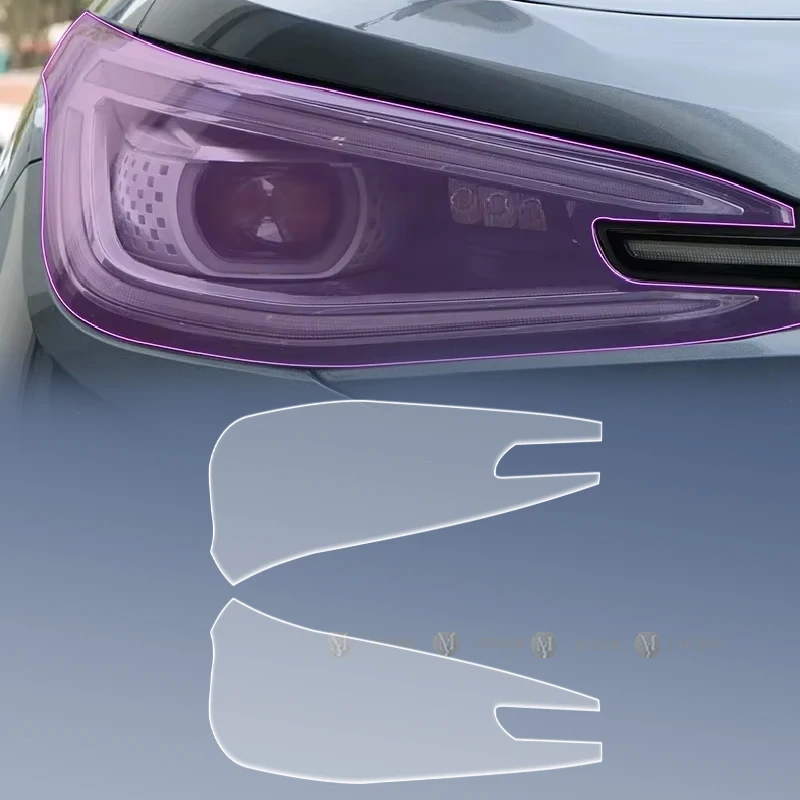 

Car Exterior Film TPU PPF Headlamps Protective film Anti scratch Repair membrane Smoked refit For Volkswagen ID.4 X 2020-2024