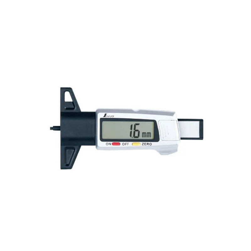 SHINWA Brand Tire Pattern Depth Testing Factory Auto Repair Factory Steel High Precision Digital Depth Gauge 19300