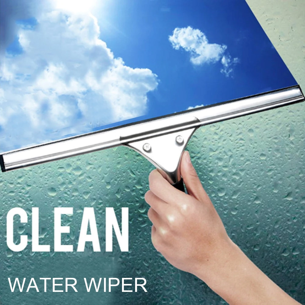 Window Squeegees Glass Cleaning Wiper Brush Eco-Friendly Soft Glass Scraper Glass Wiper Cleaner Helper Household Cleaning B53
