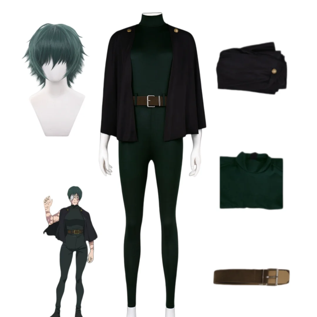 

Zenin Maki Cosplay Culling Game Costume Wig Halloween Anime Clothes Uniform