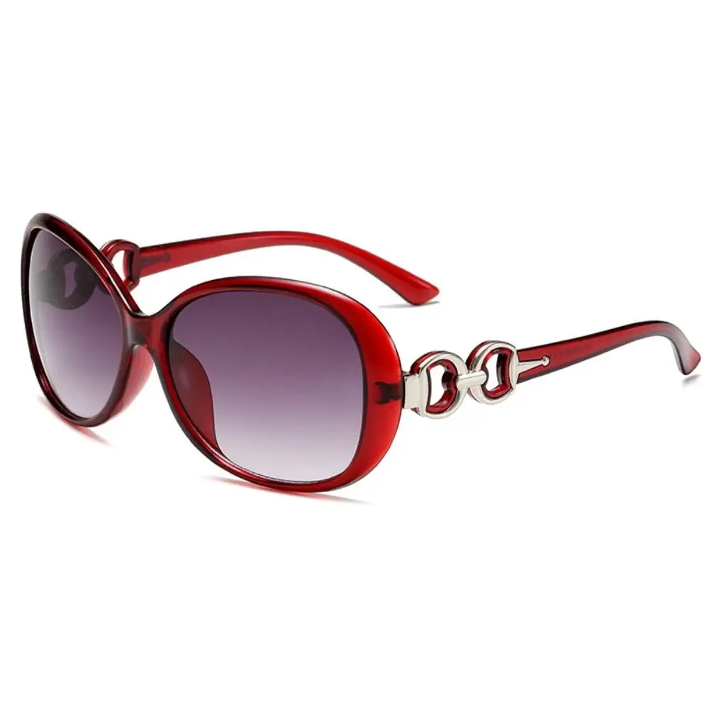 

Korean Retro Sunglasses Sun-Protective Big Frame Eyewear Driving Glasses Travel Accessories Outdoor Sunglasses for Women