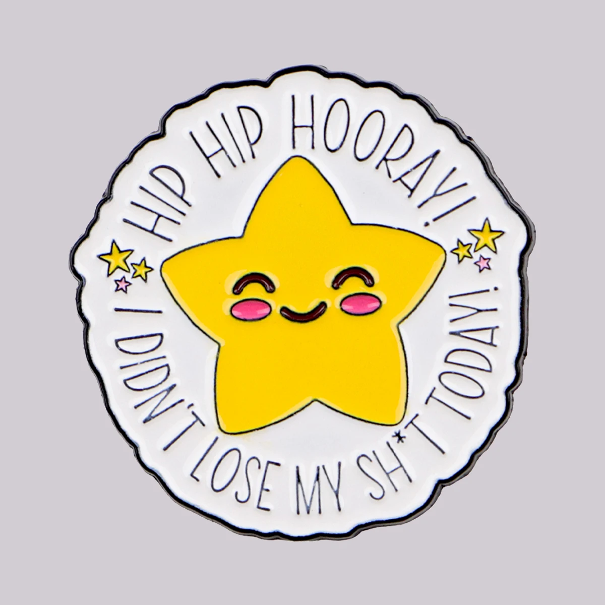 Cute Star Enamel Pin Quotes Brooch Pines Lapel Pins Badge on Backpack Clothing Accessories Funny Jewelry Friends Gifts