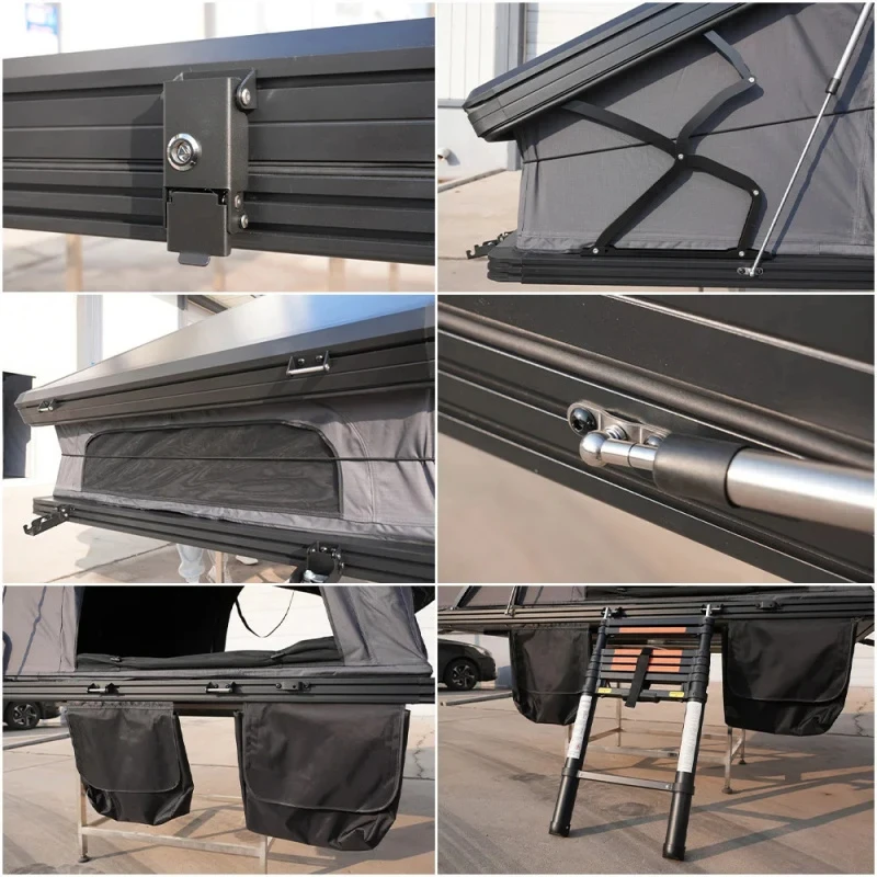 Offgrid Heavy Four-Season New Vals Waterproof Family Stype Outdoor Camping Car Roof Top Tent Leak-Resistant