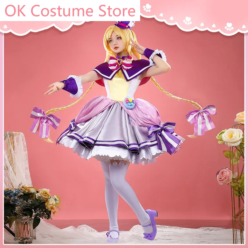 Anime Wonderful Precure! Cure Friendy Sweet Lovely Dress Uniform Cosplay Costume Halloween Party Role Play Outfit