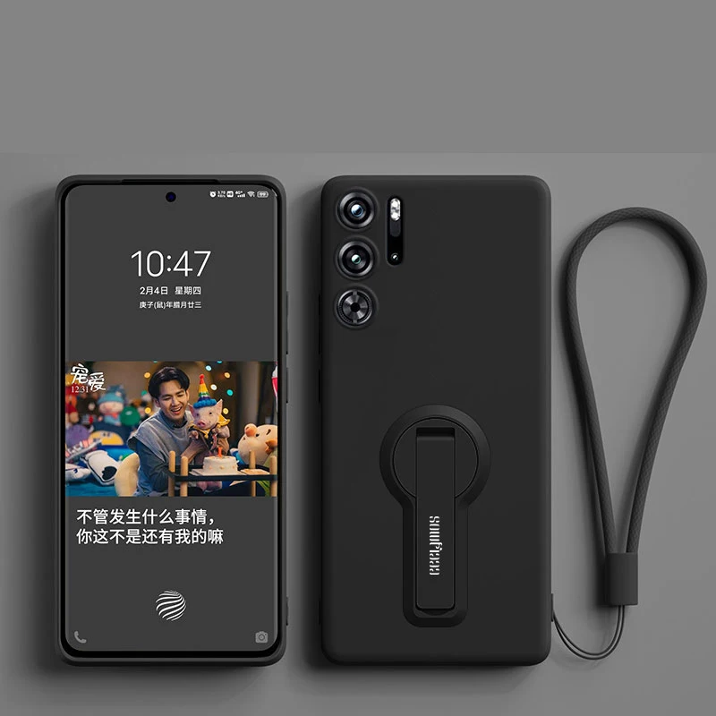 Чехол для телефона Nubia Red Magic 9 Pro, силиконовый чехол Magic9pro, противоударный мягкий чехол с держателем, ремешок, чехол