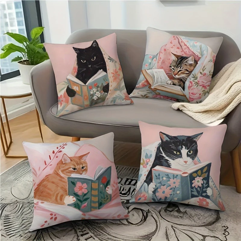 Japanese Ukiyo‑e Geisha Print Throw Pillow Covers Vintage Kimono Lady Art Cushion Case Home Sofa Bedroom Square Decorative Pillo