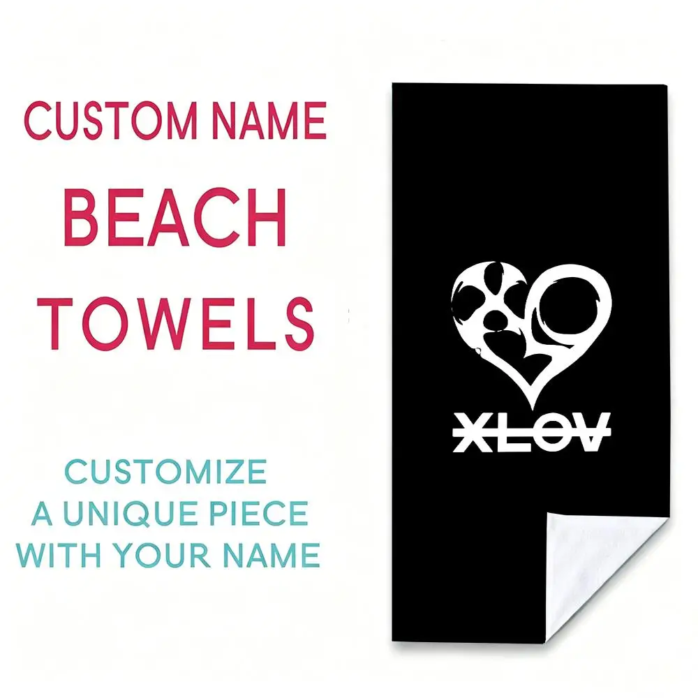 X-XLOV Towel Towel Beach Towel Oversized Quick Dry Towel Absorbent Soft Swim BeachTowels for Men Women