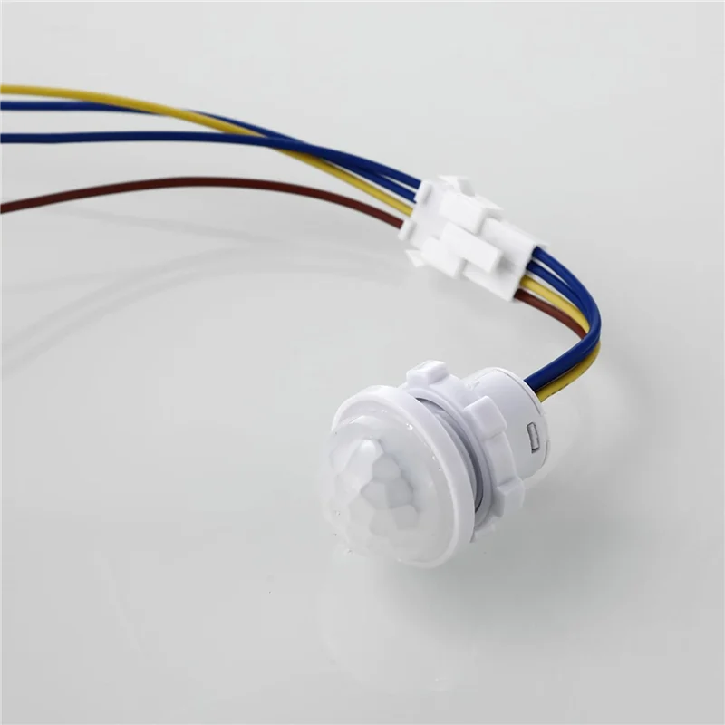 AA76-6 팩 모션 센서 라이트 스위치, PIR 센서 스마트 감지 스위치, 천장 또는 벽면 장착 스마트 라이트 스위치