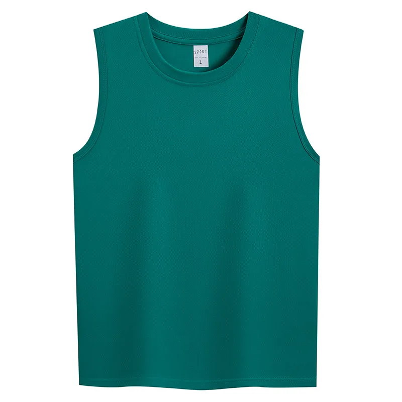 V-neck Sleeveless Basketball Shirts Sports Gym Running Large Size Vest Quick Dry Group Purchase Tank Top Customize Logo Pattern