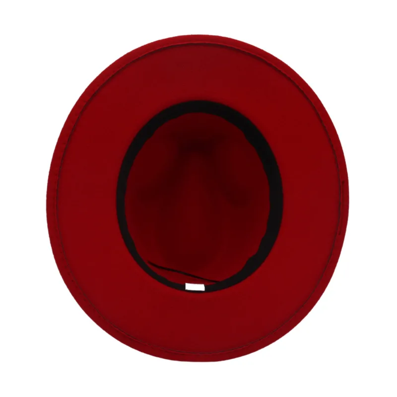 موضة جديدة من جلد الغزال أفضل قبعة واسعة حافة قبعة فيدورا الرجال النساء الخريف الشتاء ورأى قبعات الجاز الكلاسيكية الكنيسة فيدورا في الهواء الطلق قبعات غير رسمية