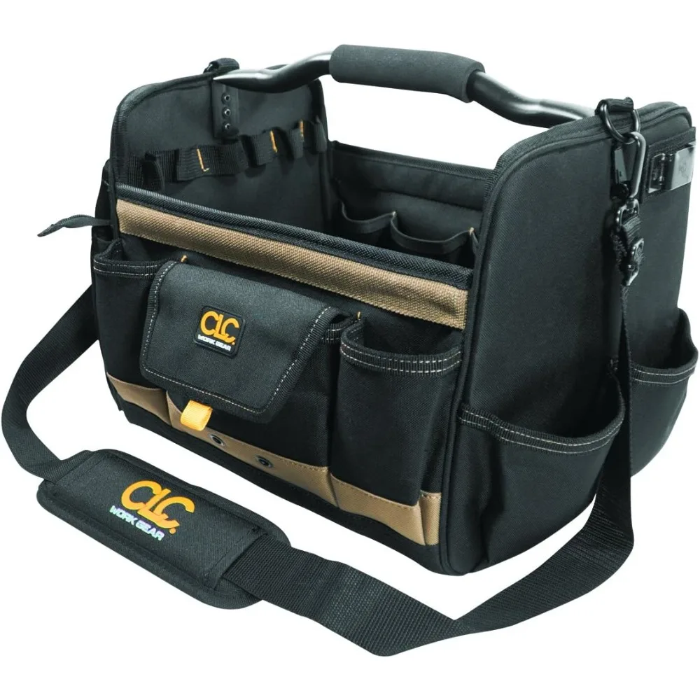 

Сумка для инструментов с открытым верхом и 31 карманом для организации хранения инструментов