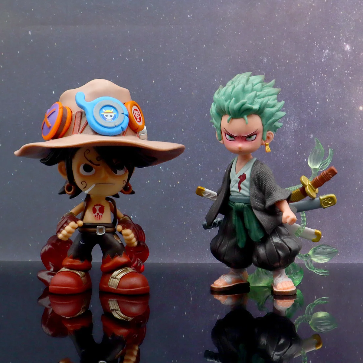 Figura de acción de One Piece Q versión Cowboy Ace Roronoa Zoro, juguete para niños, decoración de escritorio, regalo para niños