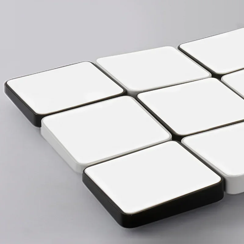 تركيبات إبداعية حديثة من الأكريليك الحديدي LED أضواء السقف مصباح غرفة المعيشة المنزلي مصابيح السقف إضاءة سقف غرفة نوم الأطفال