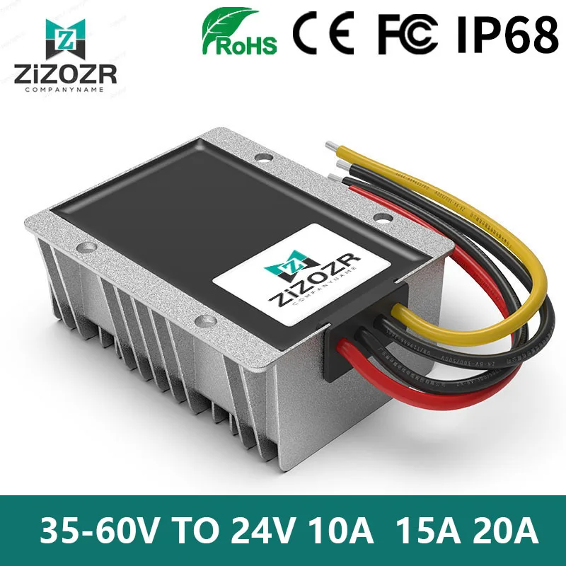 

DC To DC Converter 35-60V 48V To 24V 10A 15A 20A Reducer Voltage Regulator Buck Stabilizer Power Transformer