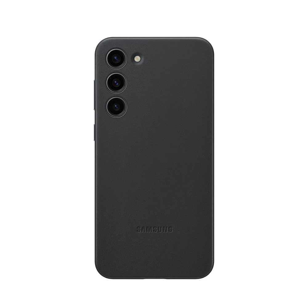 Oryginalne skórzane etui na smartfon Samsung do Galaxy S23+ S23 Plus, cienkie etui z prawdziwej skóry. — zdjęcie produktu 2