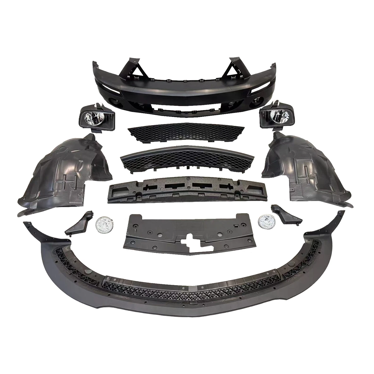 

High Quality GT500 Style Conversion Kit Front Lip Front Bumper Fog Lamp Body Kit for Ford Mustang 2005-2009