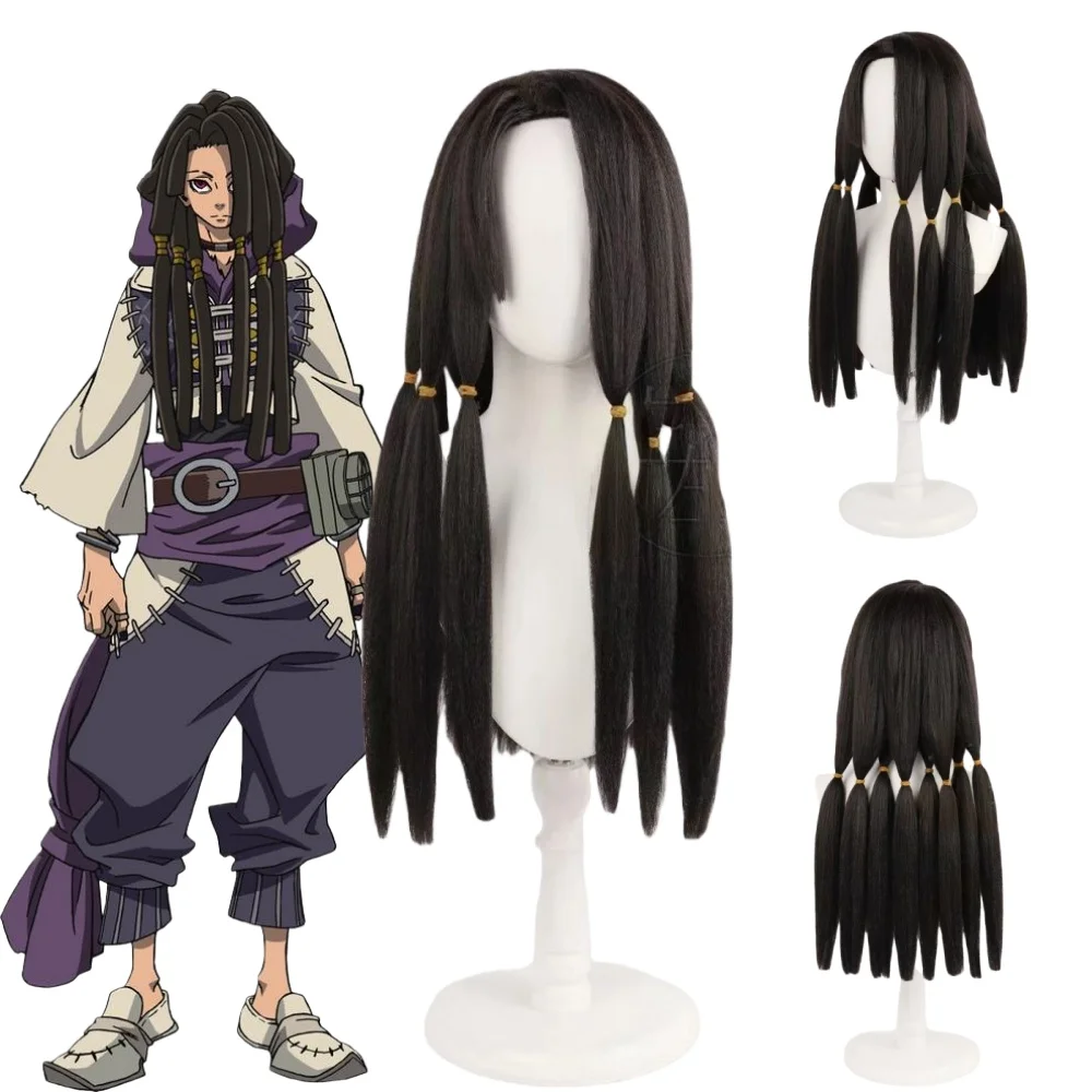 

Парик для косплея Джаббы из аниме Gachiakuta, реквизитный парик Джаббы, парики для вечеринок на Хэллоуин