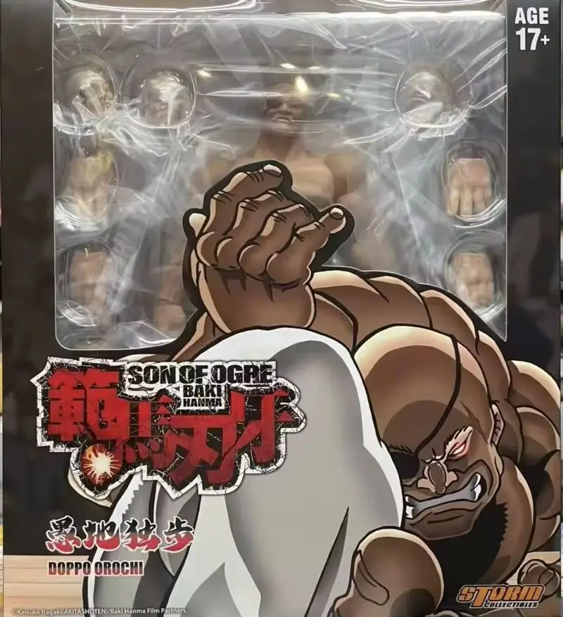 Auf Lager: Baki Hanma Son Of Ogre Doppo Orochi 1/12 Maßstab Anime-Actionfiguren Modellspielzeug