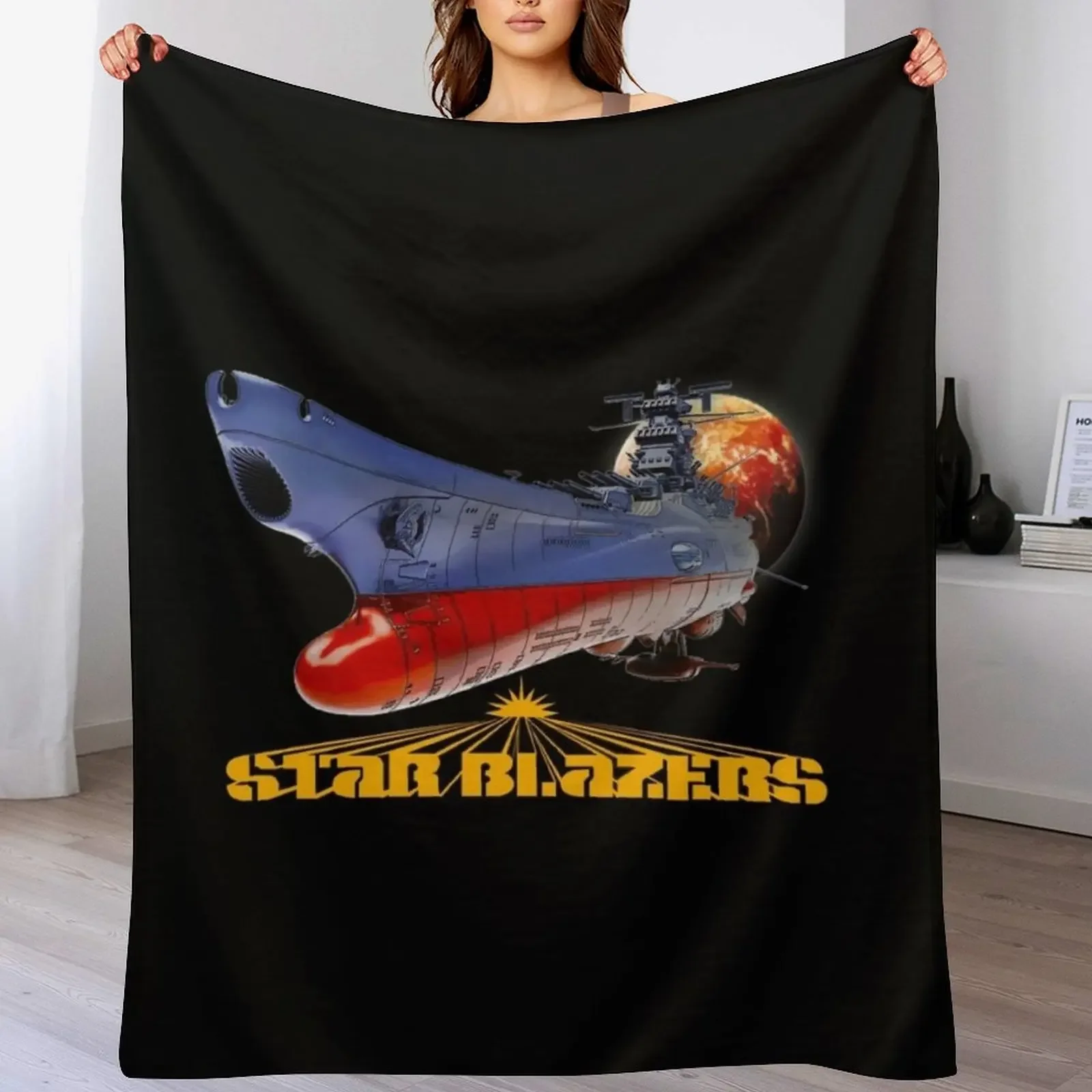 Star Blazers Throw Blanket bed plaid Sofa Quilt Blankets