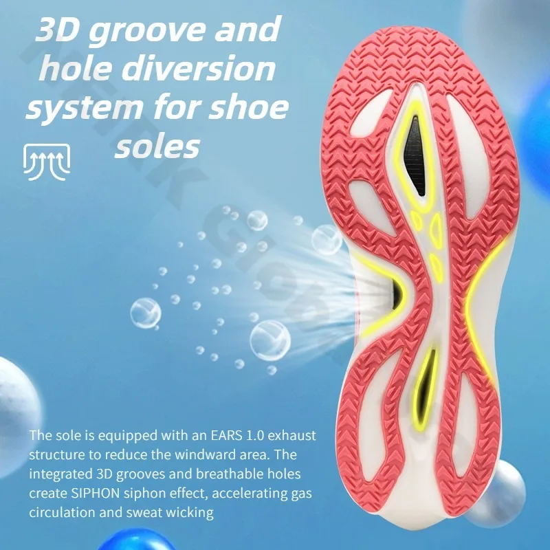 NEIRK スポーツシューズフルパームカーボンプレートランニングシューズ男性と女性マラソンレーシング衝撃吸収陸上競技トレーニングシューズ