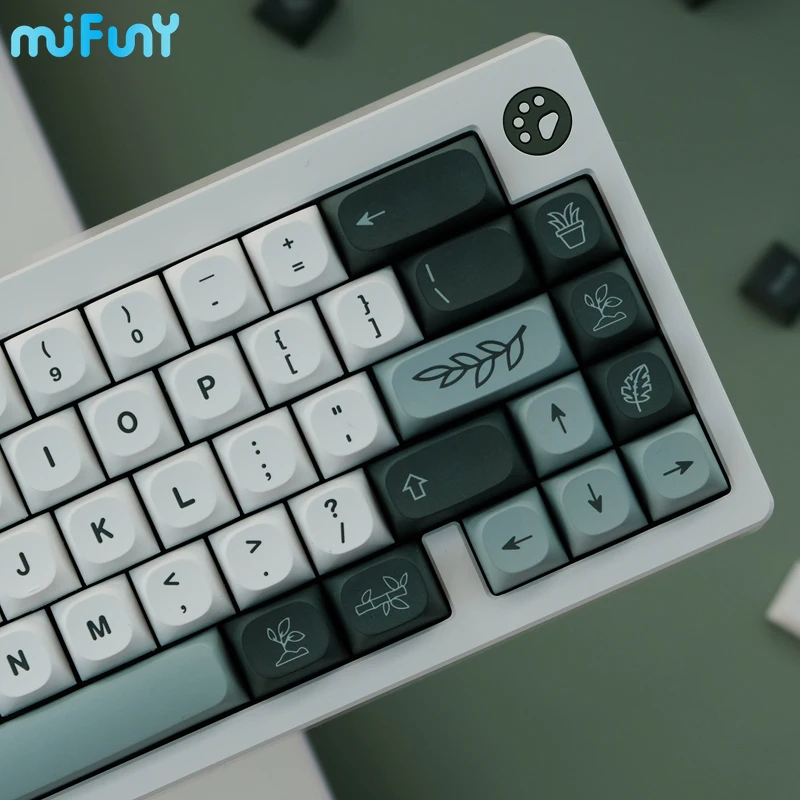 

MiFuny Botanical Garden Keycaps Set MA Profile Ball Cap PBT Thermal Dye Sublimation Custom Key Caps Mechanical Keyboard Gifts