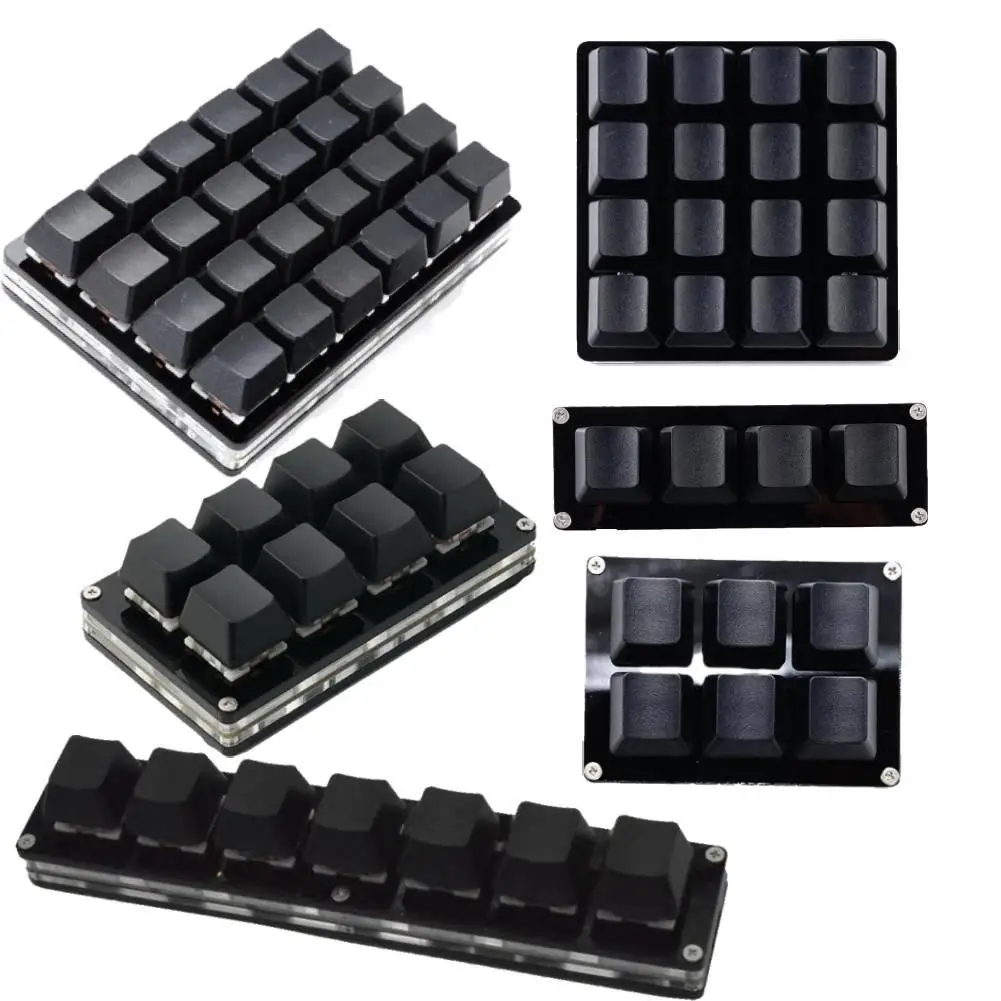 Mini USB Custom Mechanical Keyboard 2/4/6/7/8/9/12/16/24 Keys Gaming Keyboard Sayo Device Shortcut Programmable Keypad Keys New