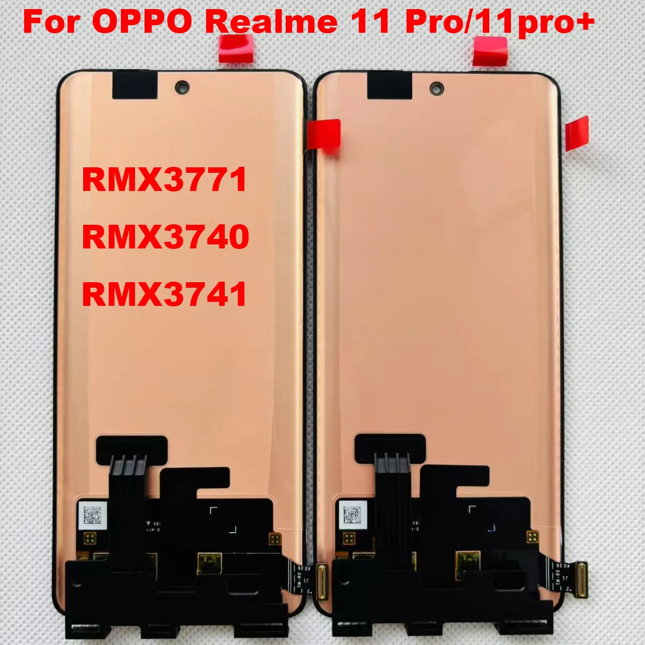 AMOLED 120Hz For Realme 11 Pro Plus 11 Pro+ LCD RMX3740, RMX3741 Display Touch Screen Digitizer For Realme 11 Pro LCD RMX3771