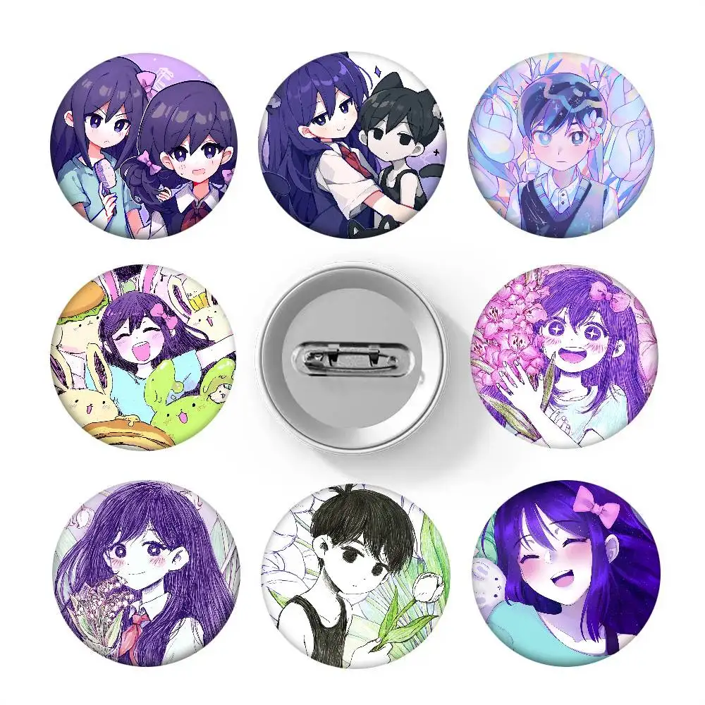 Anime Game Omori Round Badges Can Be Used To Decorate Clothes And Backpack Pins