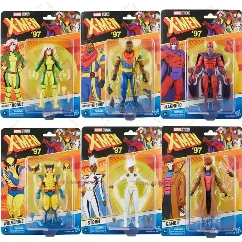 In Stock Legends Series Anime Characters X-Men Rogue Bishop Storm Magneto Wolverine Gambit Action Figure Collectible Toy 6 Inch