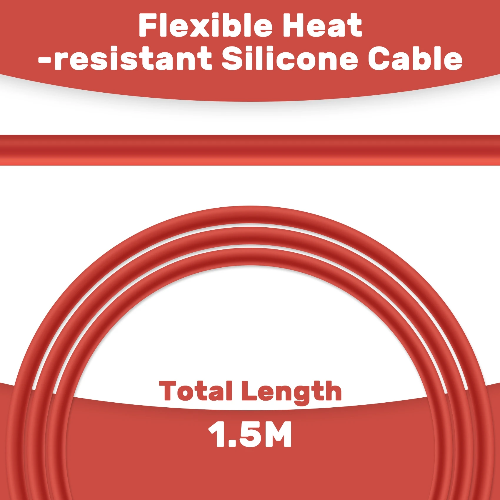 

L67A Pro 2 Wire PT1000 Temperature Sensor Thermistor Silicone Gel Coated 1.5Meters Probe 45mm x 5mm -50-180 Centigrade RTDs