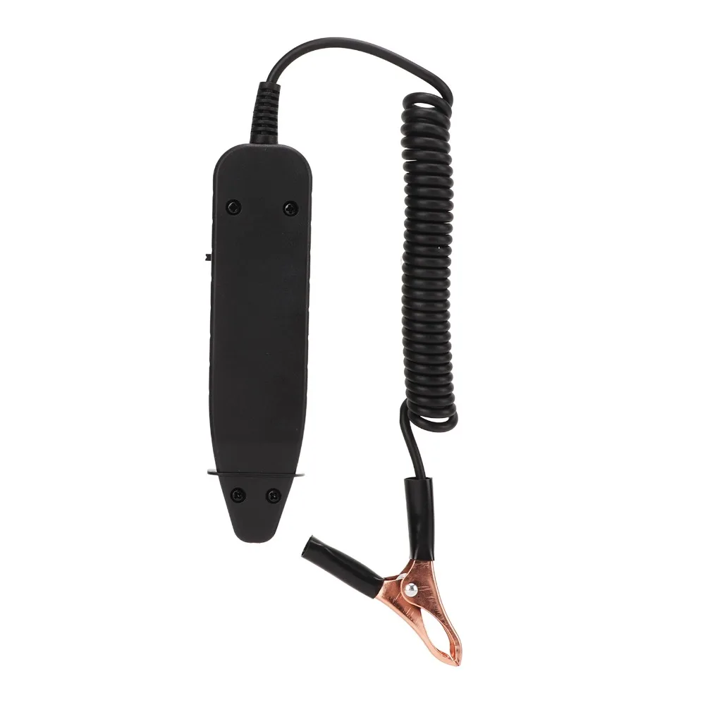 LCD Digital Display Circuit Tester Pen ABS + Copper Probe Spring Wire Voltage Probe Detector Polarity Indicator DC 3-36V