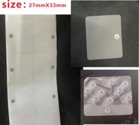 100pcs Warranty Protection Sticker 27mm 33mm Security Seal Tamper Proof Warranty Void Label Stickers