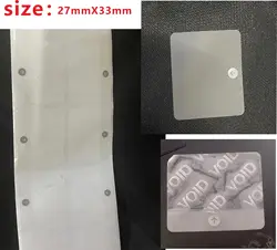 100pcs Warranty Protection Sticker 27mm 33mm Security Seal Tamper Proof Warranty Void Label Stickers