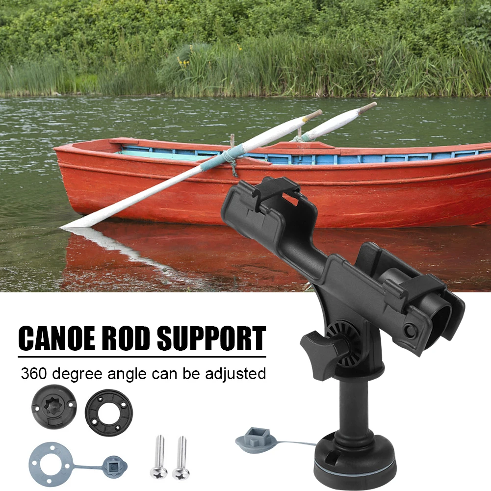 fishing rod holder canoe Kayak Holder,Kayak Deck Flush Mount Rod Fishing Boat Rod Holders and Cap Cover for Canoe, Fishing Boat and Kayak Accessory Tools Comes with no mount Kayak Paddle Holder, Fishing Net