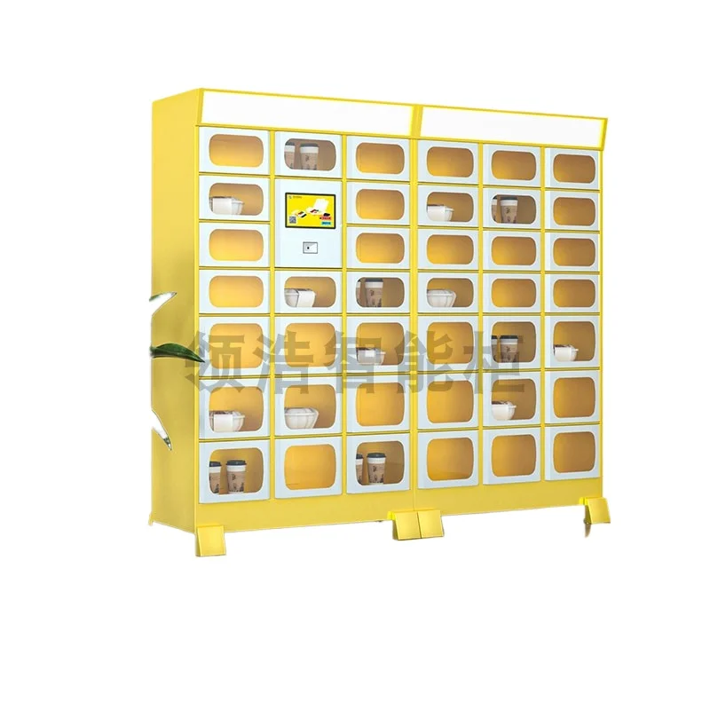 CX intelligent, office building thermal insulation heating scan code fresh self-service dining cabinet