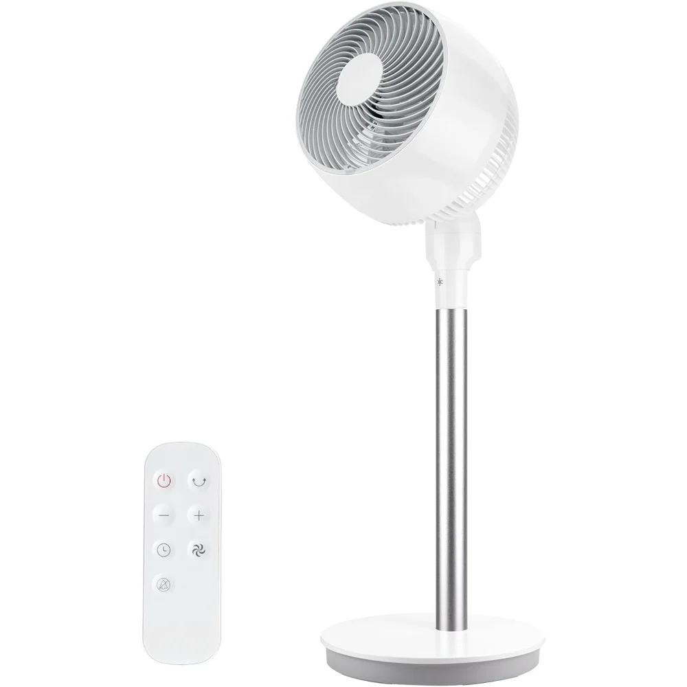 

Air Circulator Fan with Remote, Oscillating Fans, Quiet Cooling Fan with 4 Modes 12 Speed, Standing Fans