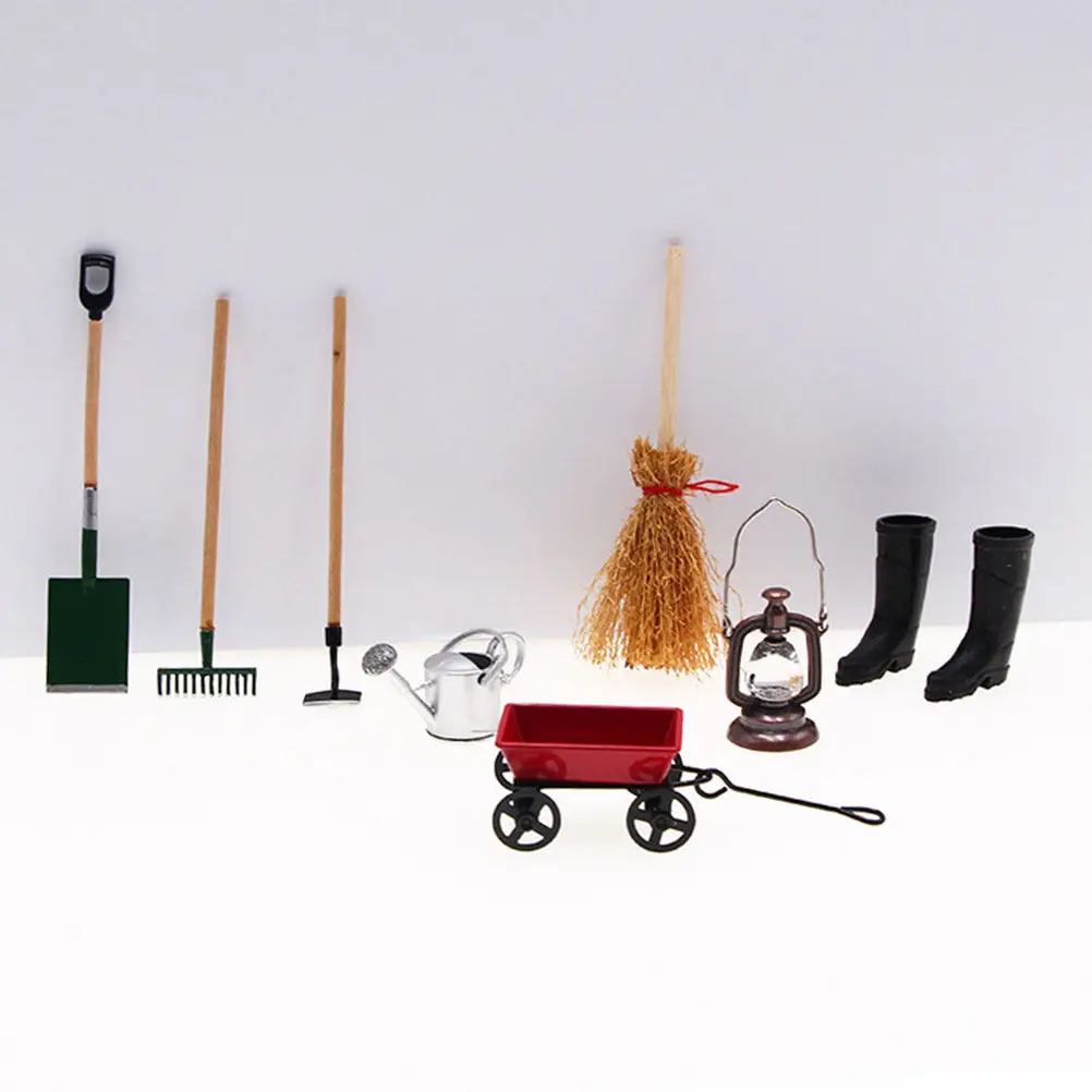 

1Set Mini Garden Tools for Miniature House Decor Micro Landscape Ornaments Tiny Gardening Accessories Kids Room Home Decor