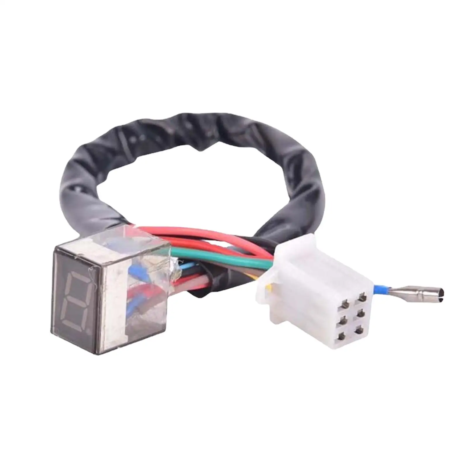 ABS Metal Motorcycle Gear Display Indicator Waterproof Electronic 5 Speed Shifts Sensor for Electric Scooter Dashboard