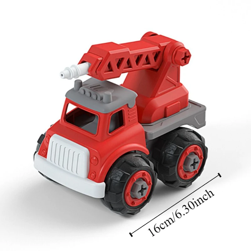 Plastic Simulation DIY Toys Model Car Take Apart Screw Fixing Disassembly Assembly Car Toys Cartoon Manual Skills