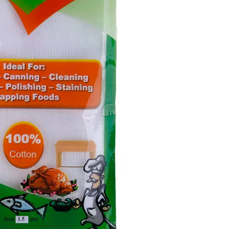 

1.5 Yards Gauze Cheesecloth Absorbent Fabric Cotton Cheese Cloth Baking Tool