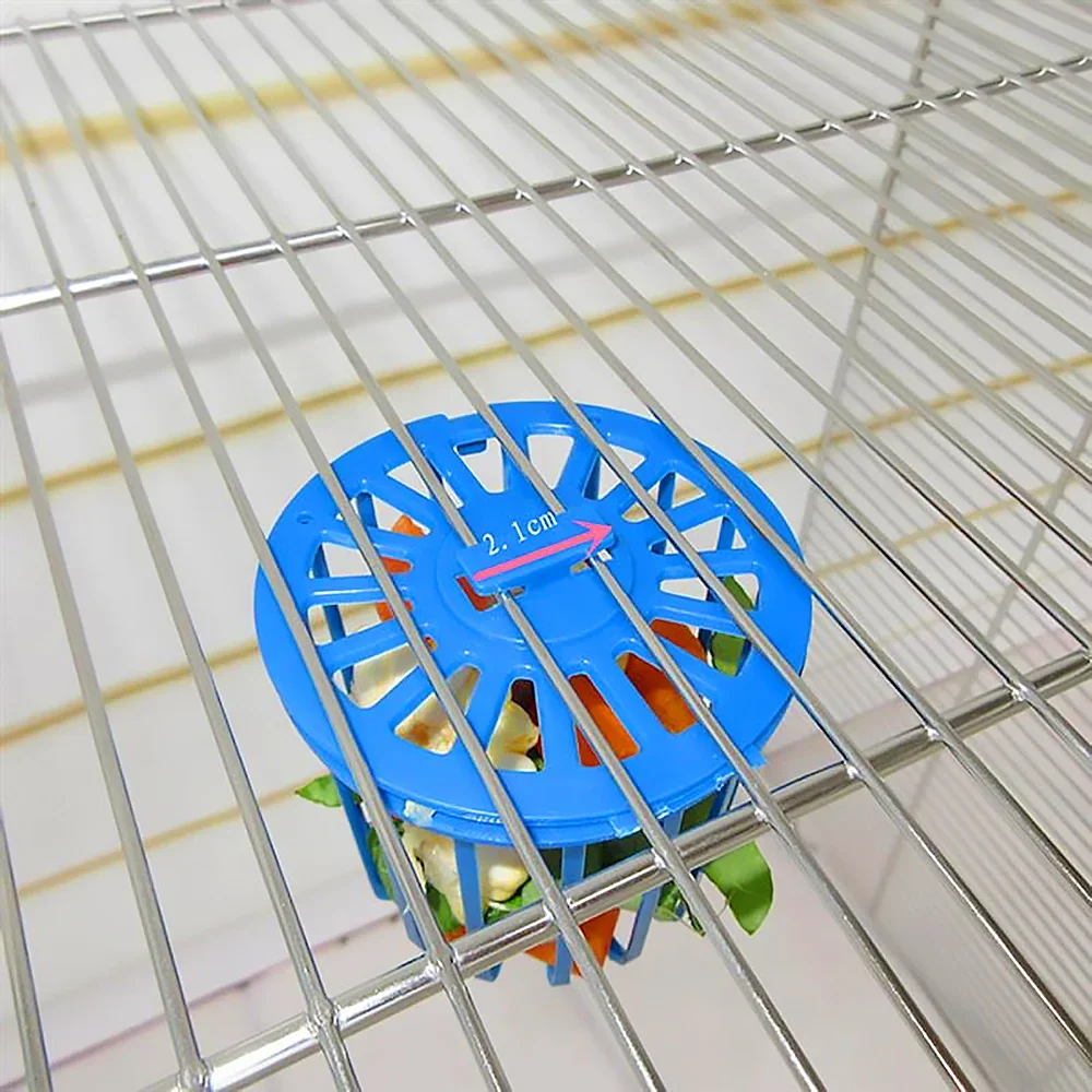 1pc Creative Multi-Purpose Cage Hanging Toys Bird Fruit Vegetable Feeder Basket Parrot Window Bird Feeder parrot accessories