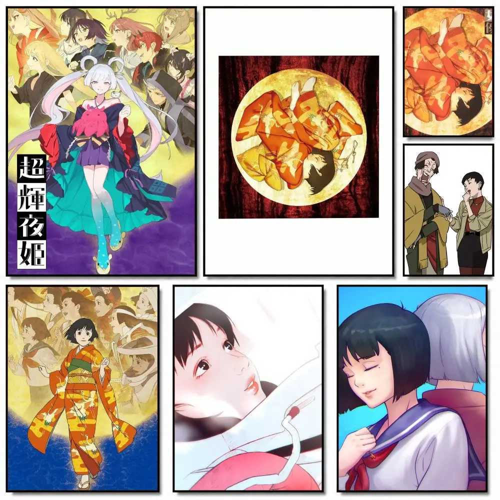 anime M-Millennium Actress-S Painting Calligraphy Artwork for Home Bedroom Office Wall Decoration Gift