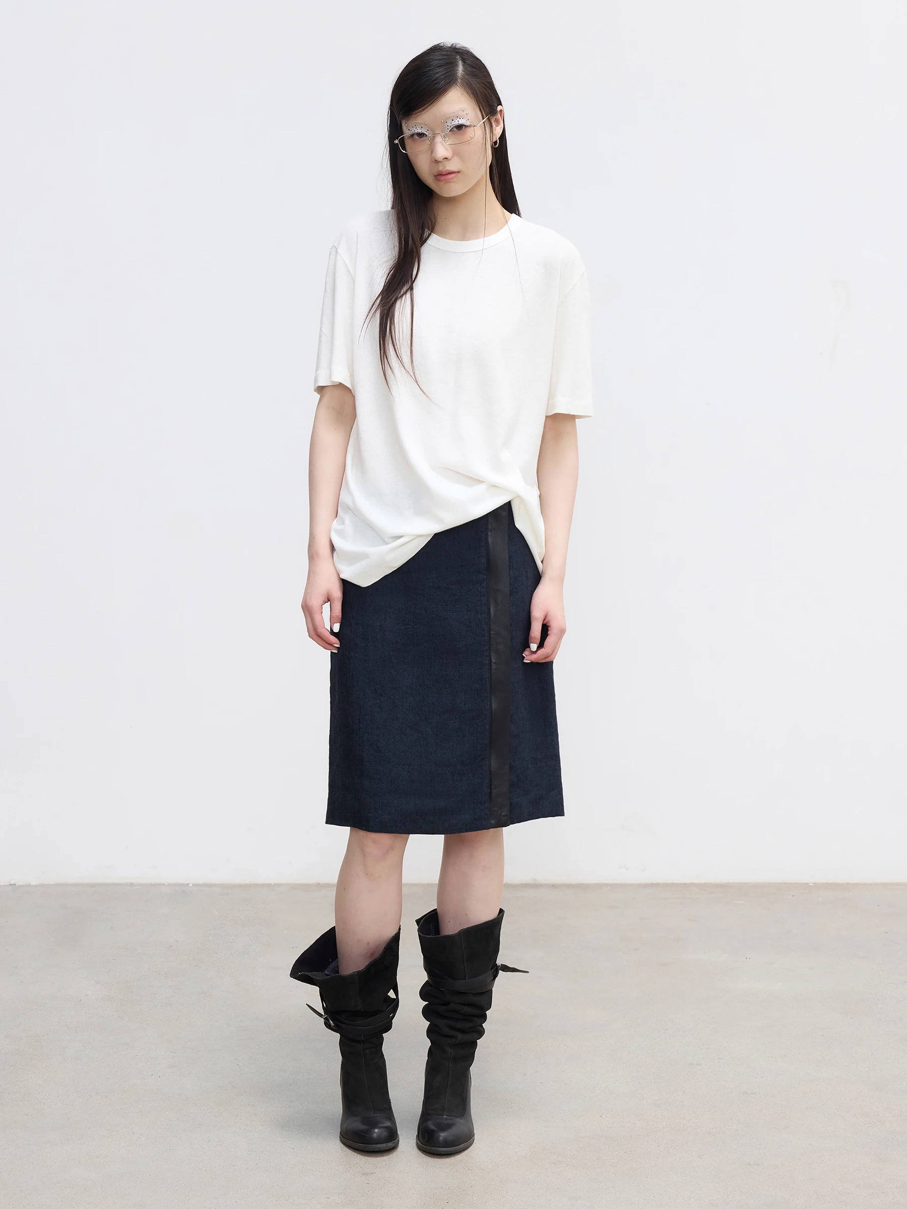VERMO Classic Soft Washed Linen Cotton Short Sleeve T-Shirt in Beautiful Colors Neutral Style Standard Fit Summer Collection