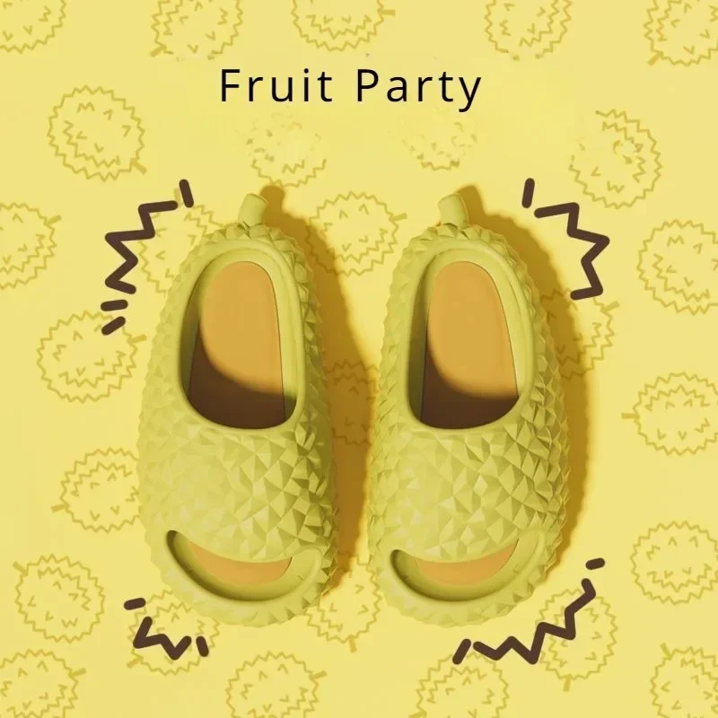 Women wear durian soft bottom couple cool slippers in summer, trendy and cute indoor and outdoor home men