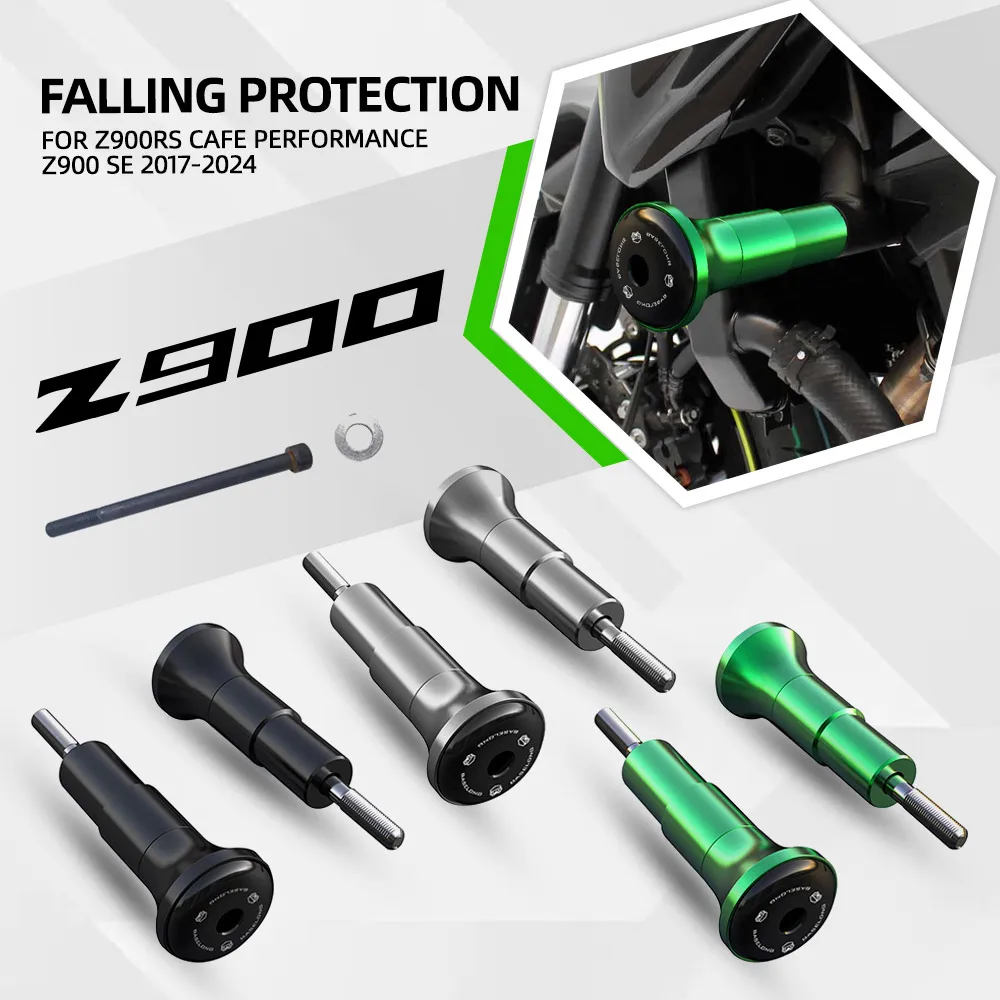 For Kawasaki Z900RS Cafe Performance Z900 SE 2017-2024 2023 2022 Motorcycle Frame Slider Engine Protector Crash Pad Accessories