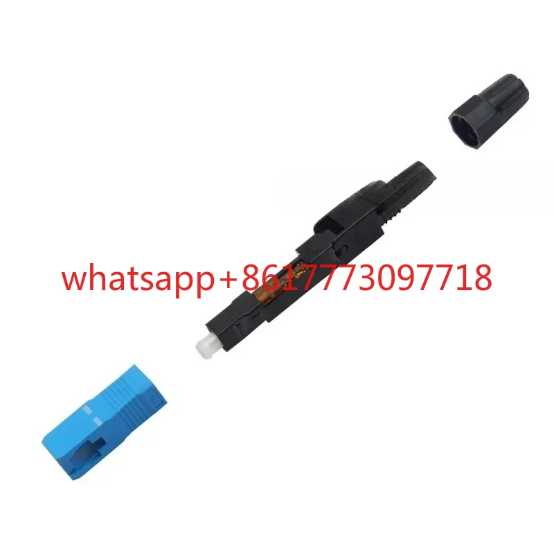 telecom grade pre embedded SC fiber fast connector FC fiber cold junction head, wire pair connector, cold junction sub