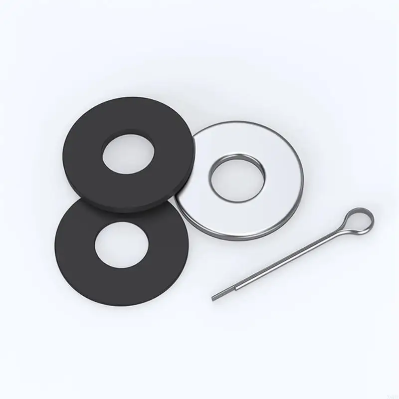 X6HF مجموعة حشوات الدراجات النارية المضادة للحشرجة من الفولاذ المقاوم للصدأ تمنع الاهتزاز #4