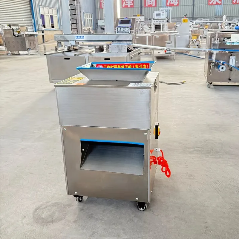 Direct Sales Commercial Chicken Duck Meat Cutter Meat Cutting Machine Frozen Meat Slicer Machine