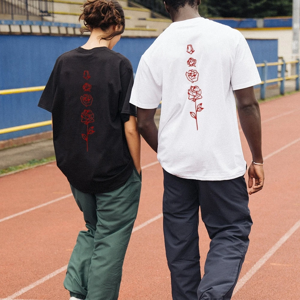 

Мужская модная свободная дышащая футболка в стиле Y2K с графическим рисунком, уличная одежда в стиле ретро - новинка лета 2025 года, стираный хлопок с короткими рукавами, мульти